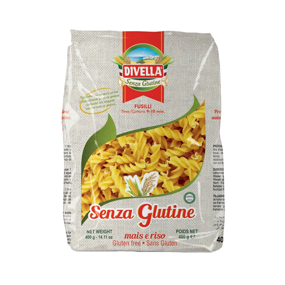 Divella Fusilli No Gluten N.º 40MR 500 g