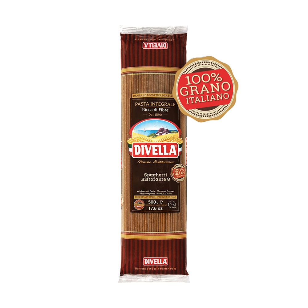 Divella Spaghetti Whole Wheat N.º 8i 500 g